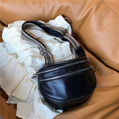 Double Zipper Fanny Pack Women's Crossbody Bag
