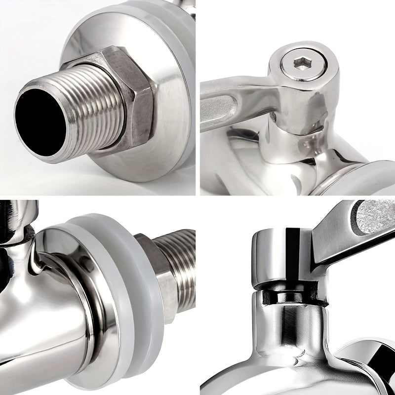 304 Stainless Steel Wine Barrel Faucet Beverage Juice Boiling Bucket Faucet