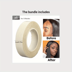 3M 9ft Ultra Hold Hair Tape - Double Sided Tape for Wigs & Extensions