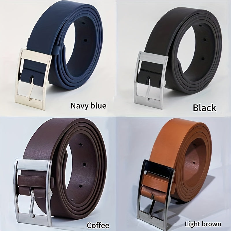Men's Pin Buckle Belt - Multicolor Options