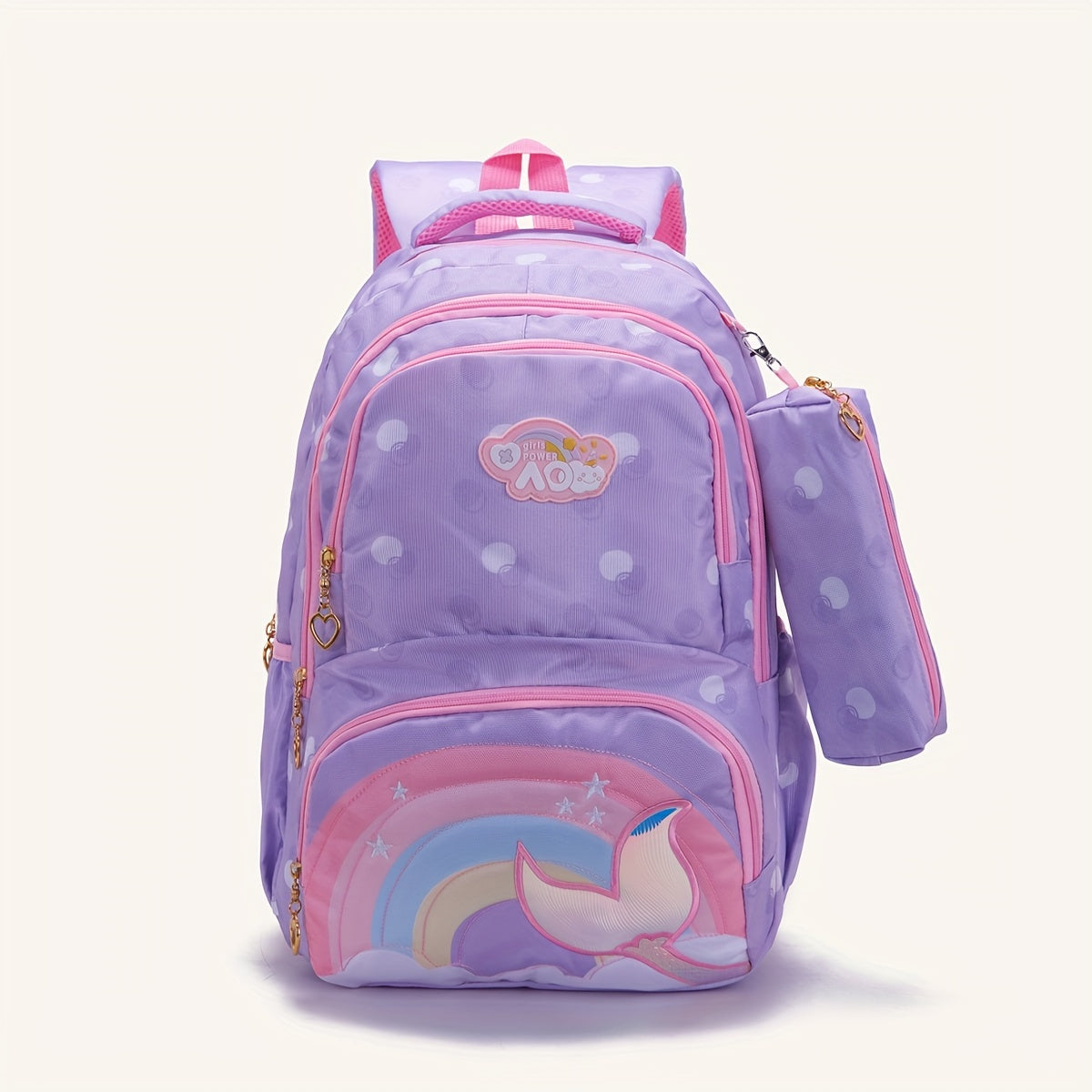 Kids Rainbow Mermaid Backpack