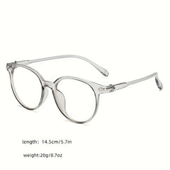 Round Anti Light Glasses For Women Men Students