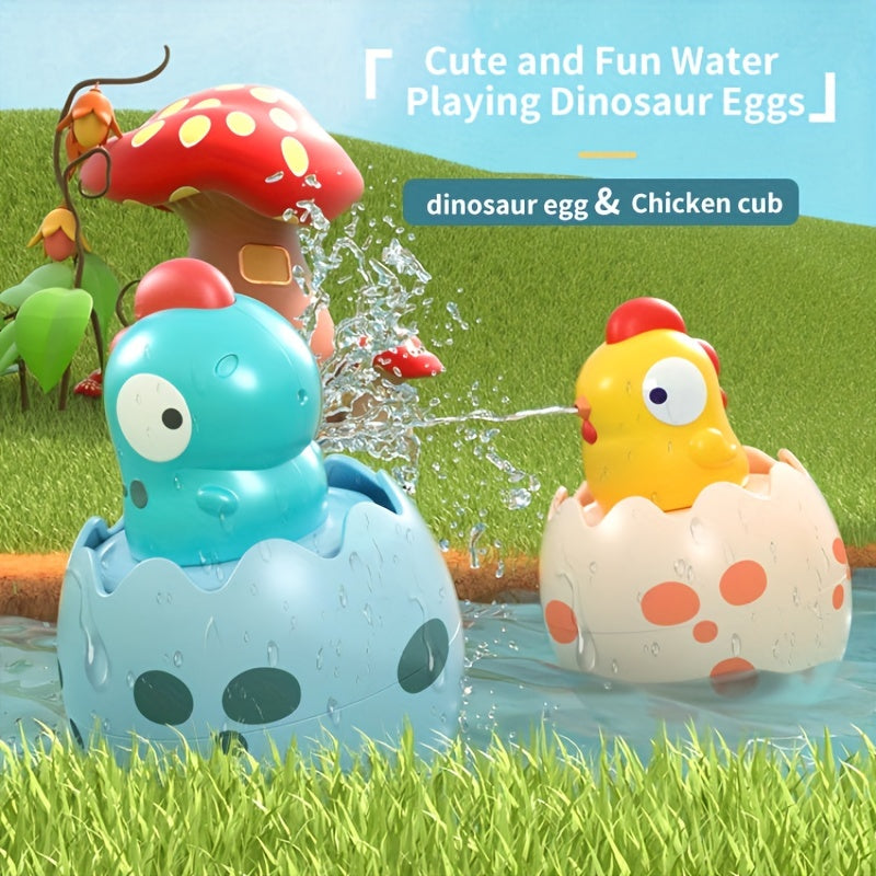 Dinosaur Eggs Kids Bath Toys Baby Pool Sprinkler Boys Girls Floating Toys
