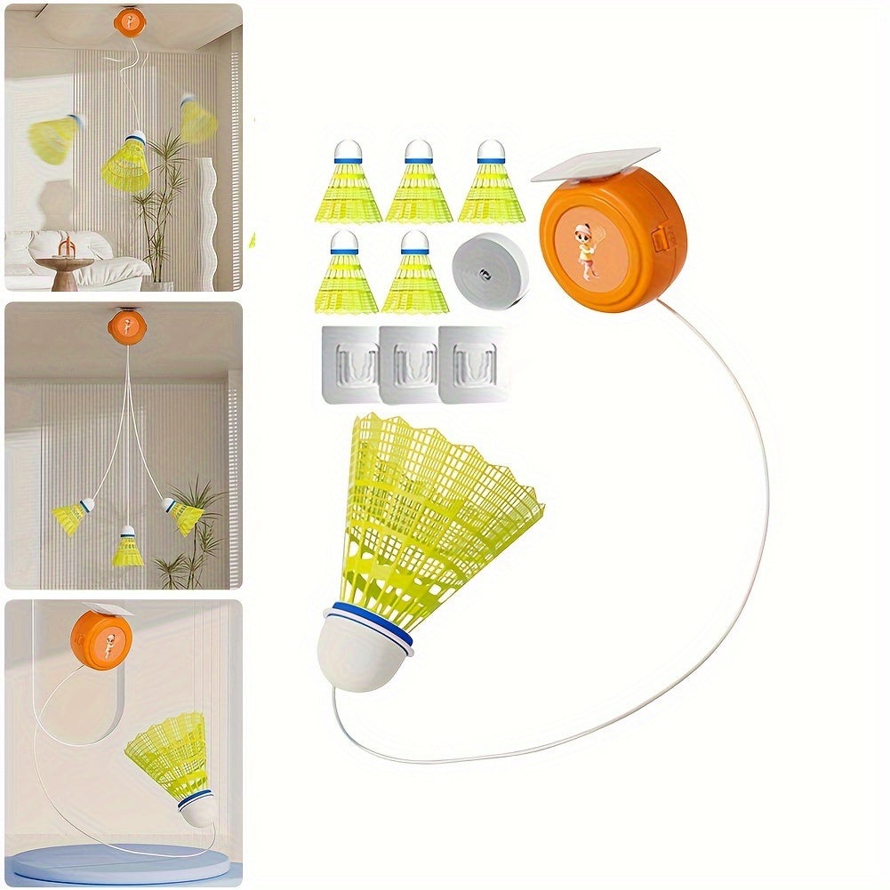 Badminton Trainer For Indoor Outdoor Exercise with 6 Balls