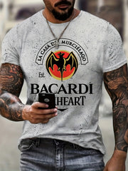 Men's Bat Graphic T shirt 3D Print Stretch Crew Neck Tee Top for Summer Outdoor