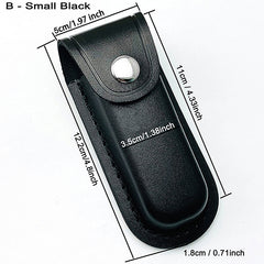 Leather Sheath Holder for Flashlights and Camping Gear
