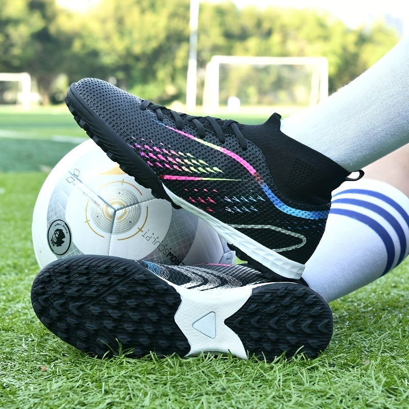 Low Top Turf Football Boots Lace Up TF Soccer Cleats