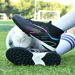 Low Top Turf Football Boots Lace Up TF Soccer Cleats