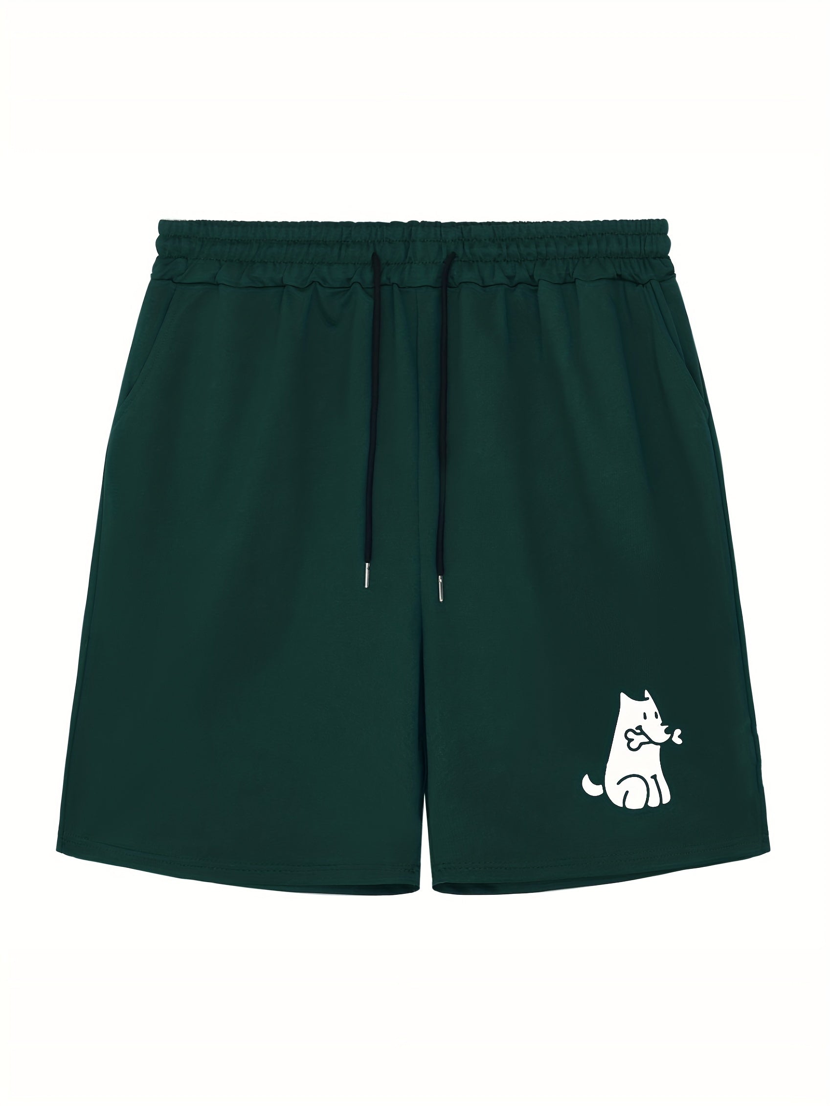 Men's Dog & Bone Doodle Print Workout Shorts
