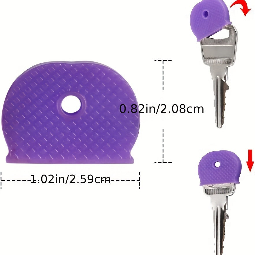 8pcs Key Cap Cover Label Key Identifier Cover Assorted Colors