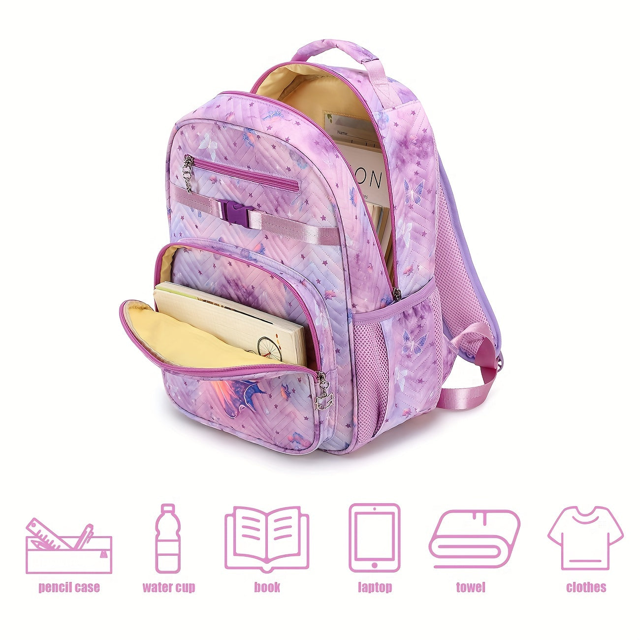 Kids Lightweight Backpack for Travel Elementary School Bag