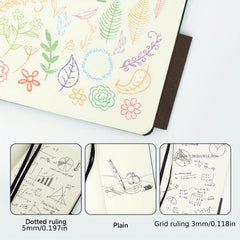 Dot Matrix 3-in-1 Travel Planner Portable Notebook