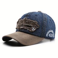 Japanese Retro Denim Peaked Cap Sun Protection Baseball