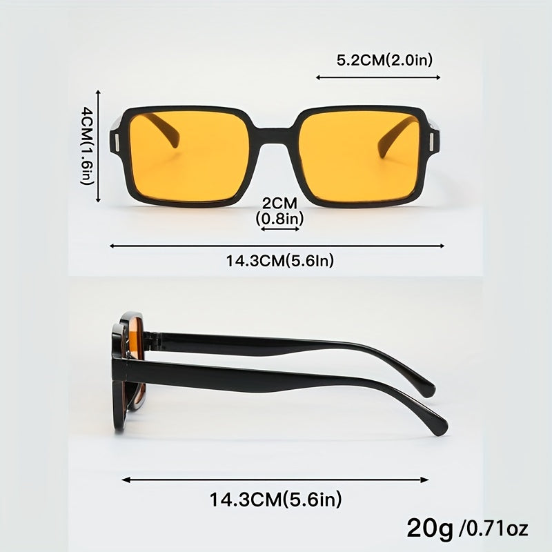 Square Sunglasses Men Women Anti Glare UV400 Sun Shades Glasses Driving