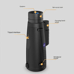High Definition Monocular Telescope Wide Angle Manual Focus