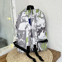 Graffiti Style Backpack for Outdoor Travel