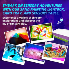 DIY Sand Painting Light Table Kit USB Powered No Batteries Needed