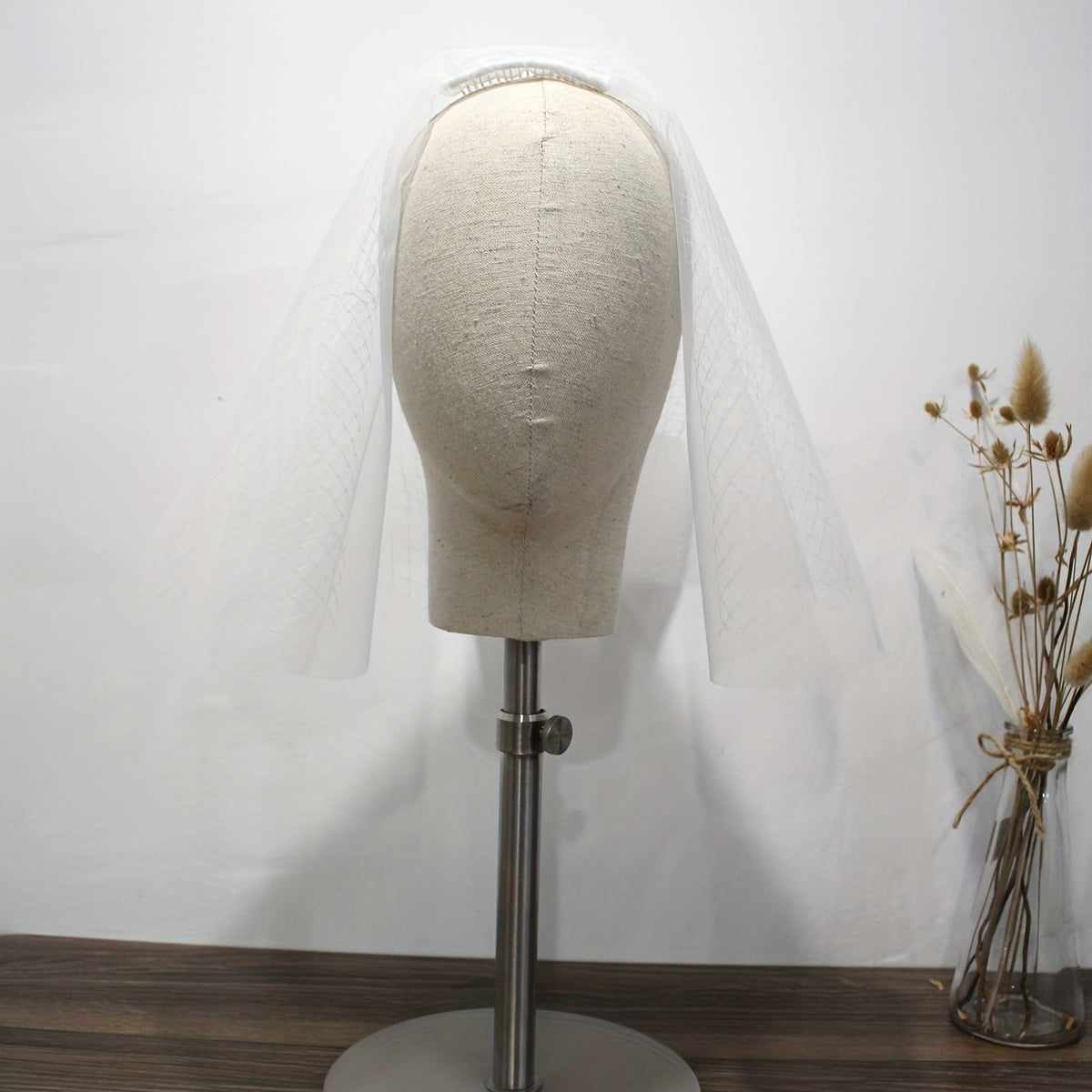 Layer Mesh Head Veil With Comb Back Veil Bridal Wedding Hair Accessories