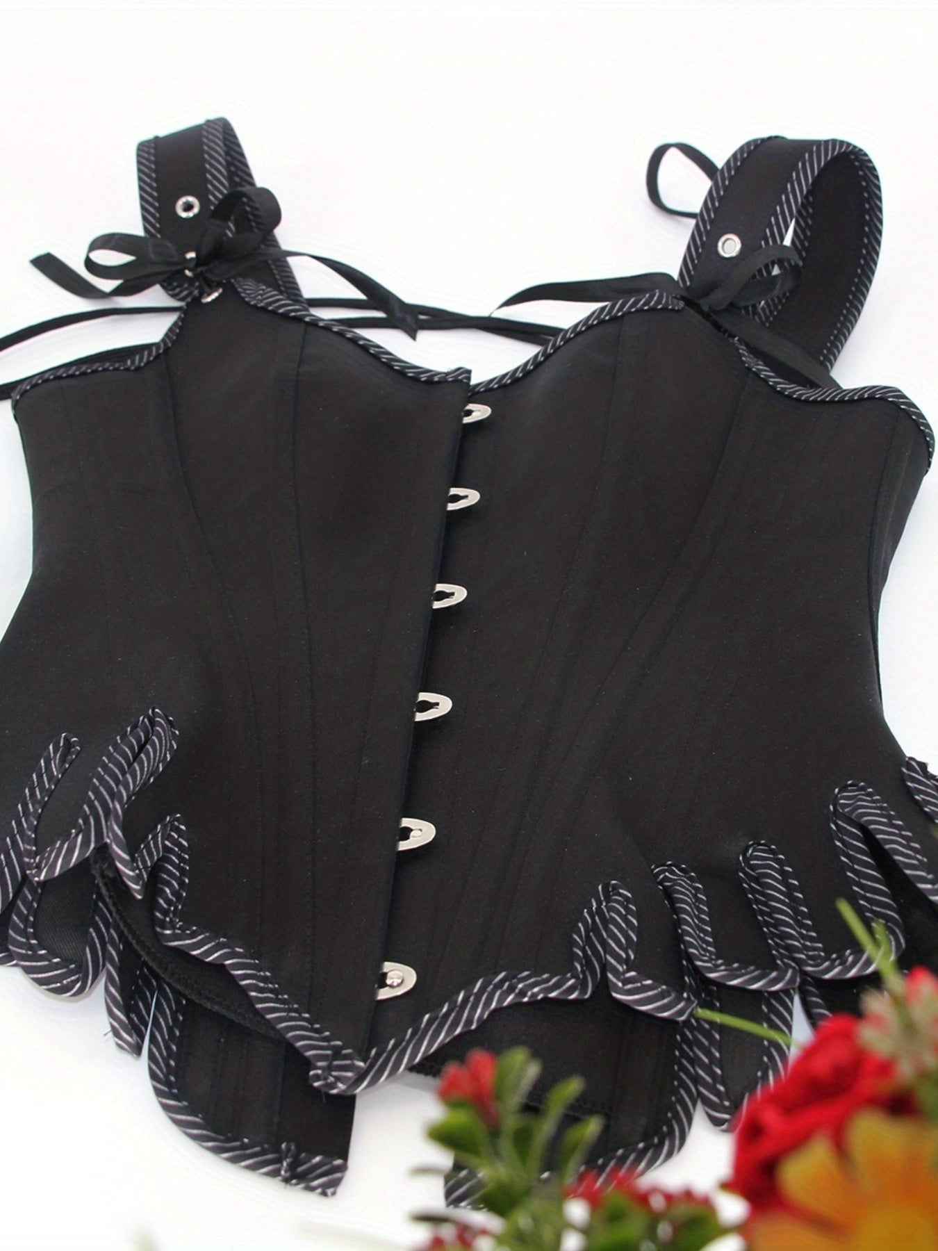 Hourglass Tank Corset Bustier Tummy Control Lace Up Body Shaper