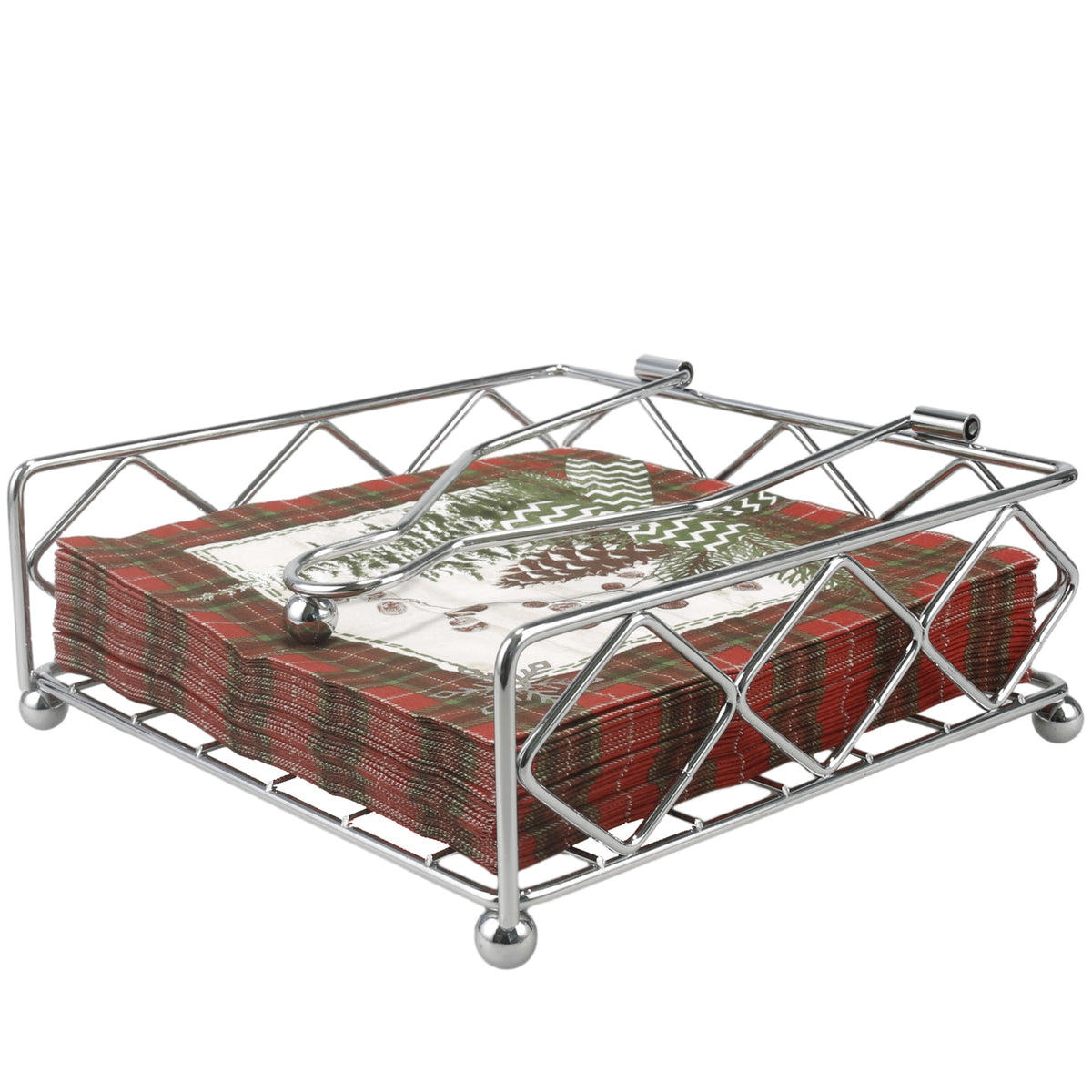 Modern Napkin Holder Metal Paper Napkin Organizer For Kitchen