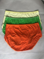 3 Pack Plus Size High Waisted Briefs Set - Stretchy Full Panties