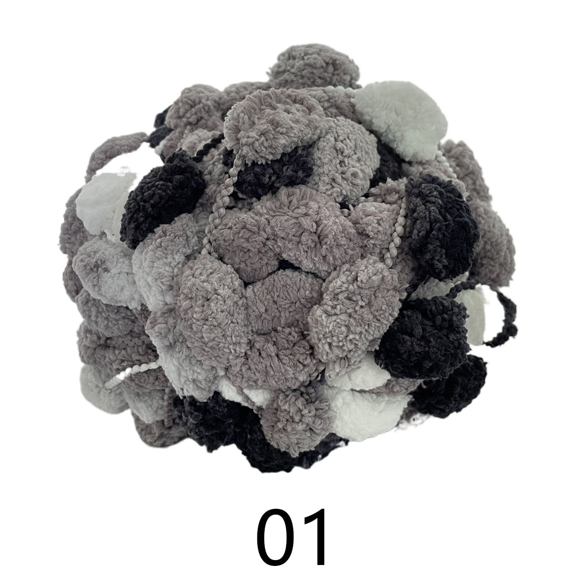 125g Chunky Melange Yarn Big Acrylic Yarn 24m DIY Seatpad Rag Blanket Yarn