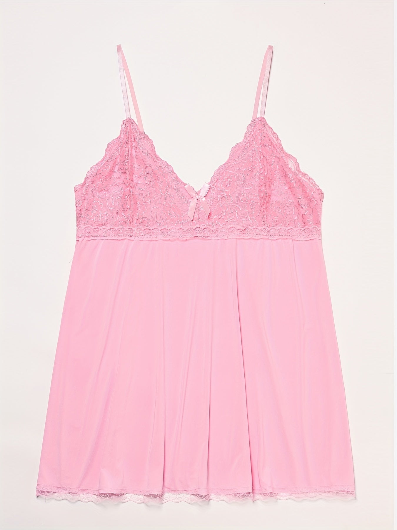  Nightgown Women's Plus V Neck Slip Dress Babydoll Nightdress