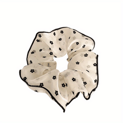 Dotted Pattern Hair Tie Elastic Scrunchie Ponytail Rope