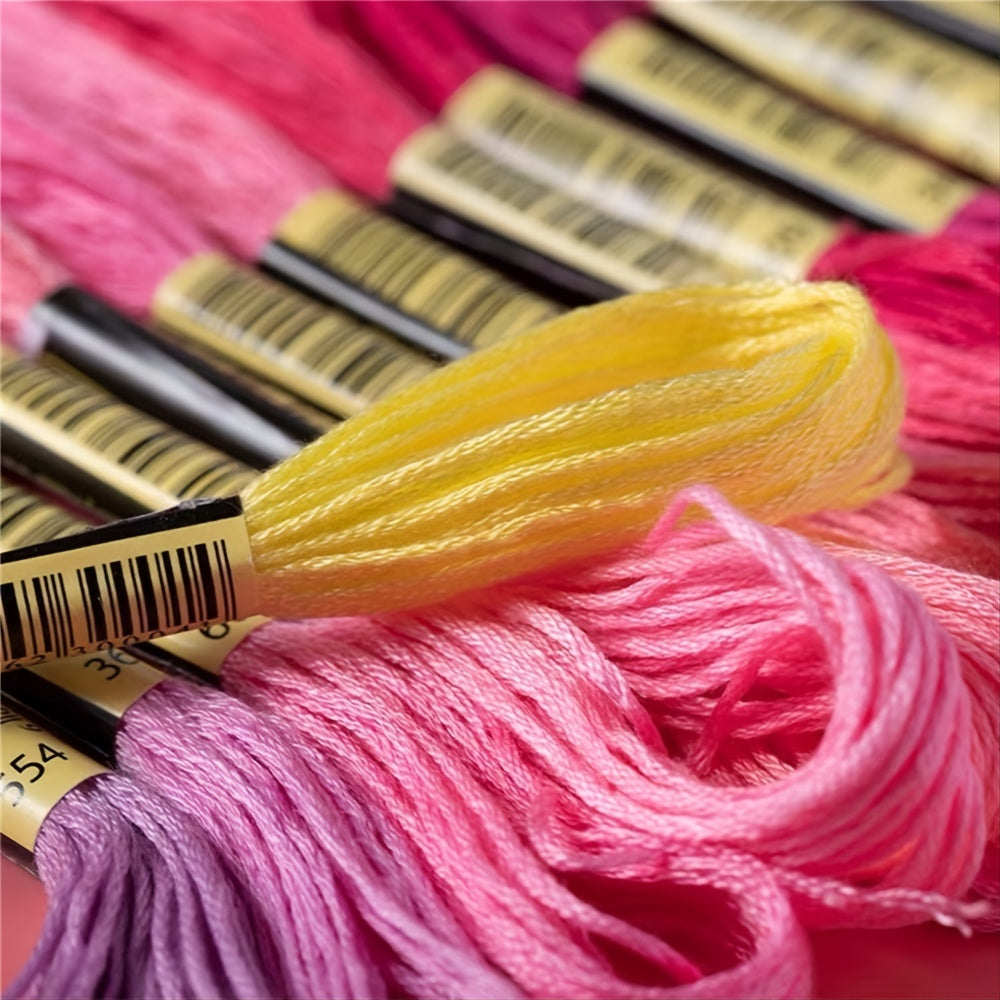 200 Colors Embroidery Thread 8M Cross Stitch Thread Sewing Skeins