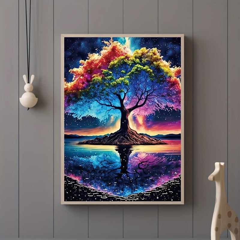 DIY Diamond Painting Landscape Reflection Tree Creative Gift