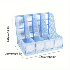 10pcs Desk File Holder Office Stationery Organizer