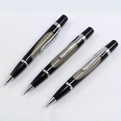 Metal Roller Ballpoint Pen with Telescopic Gel Pen and Refill