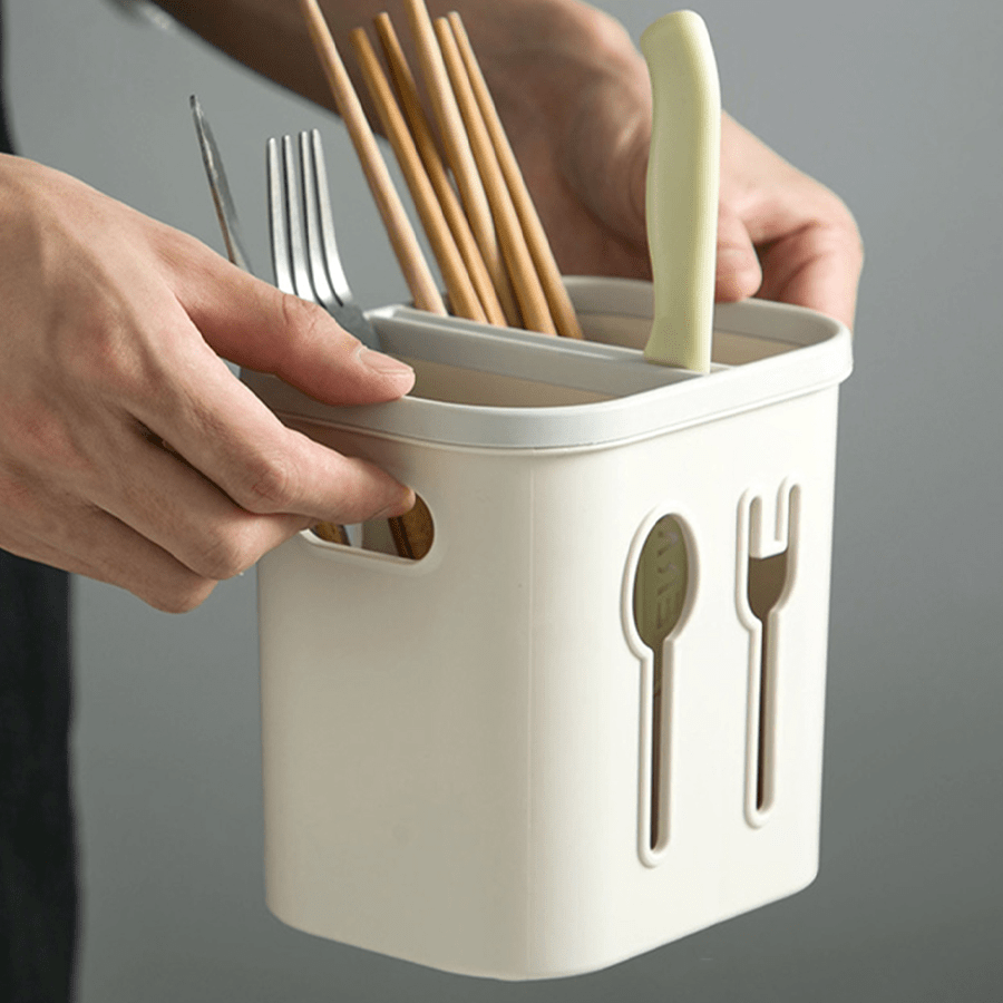 Multifunction Fork And Spoon Tableware Storage Rack Drain Rack