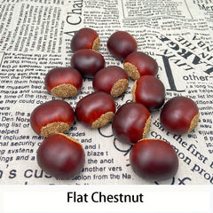 10pcs Pretend Chestnut Model for Holiday Photography Props