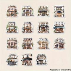 30pcs Coffee Diary Series PET Sticker Pack DIY Decoration Stickers