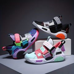 Boys Casual Mixed Low Top Sneakers Breathable Anti Slip Shoes