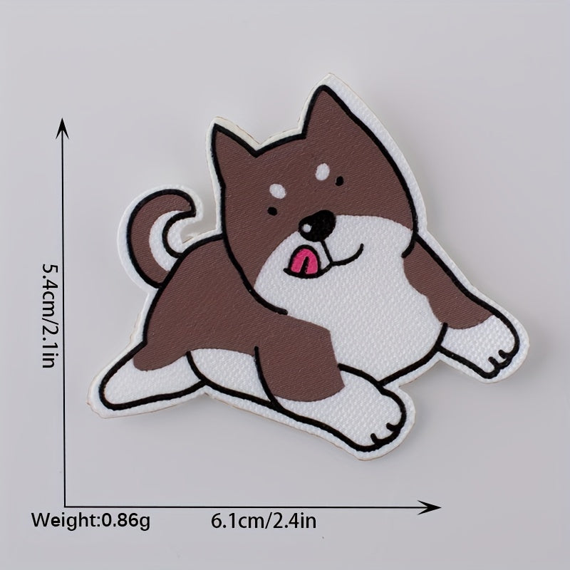 4PCS DIY 3D Printed Animal Cloth Stickers Kids Costume Decoration