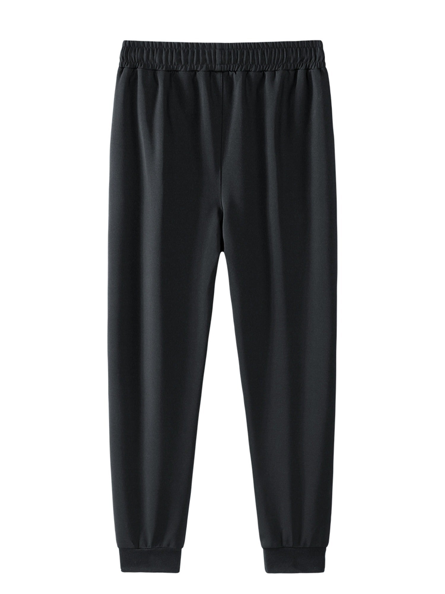 Zipper Pockets Knitted Joggers Men s Casual Solid