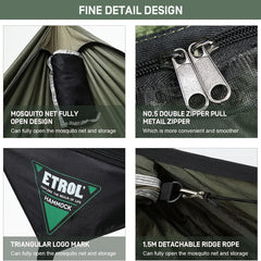 ETROL Hammock with Mosquito Net - Outdoor Camping Gear