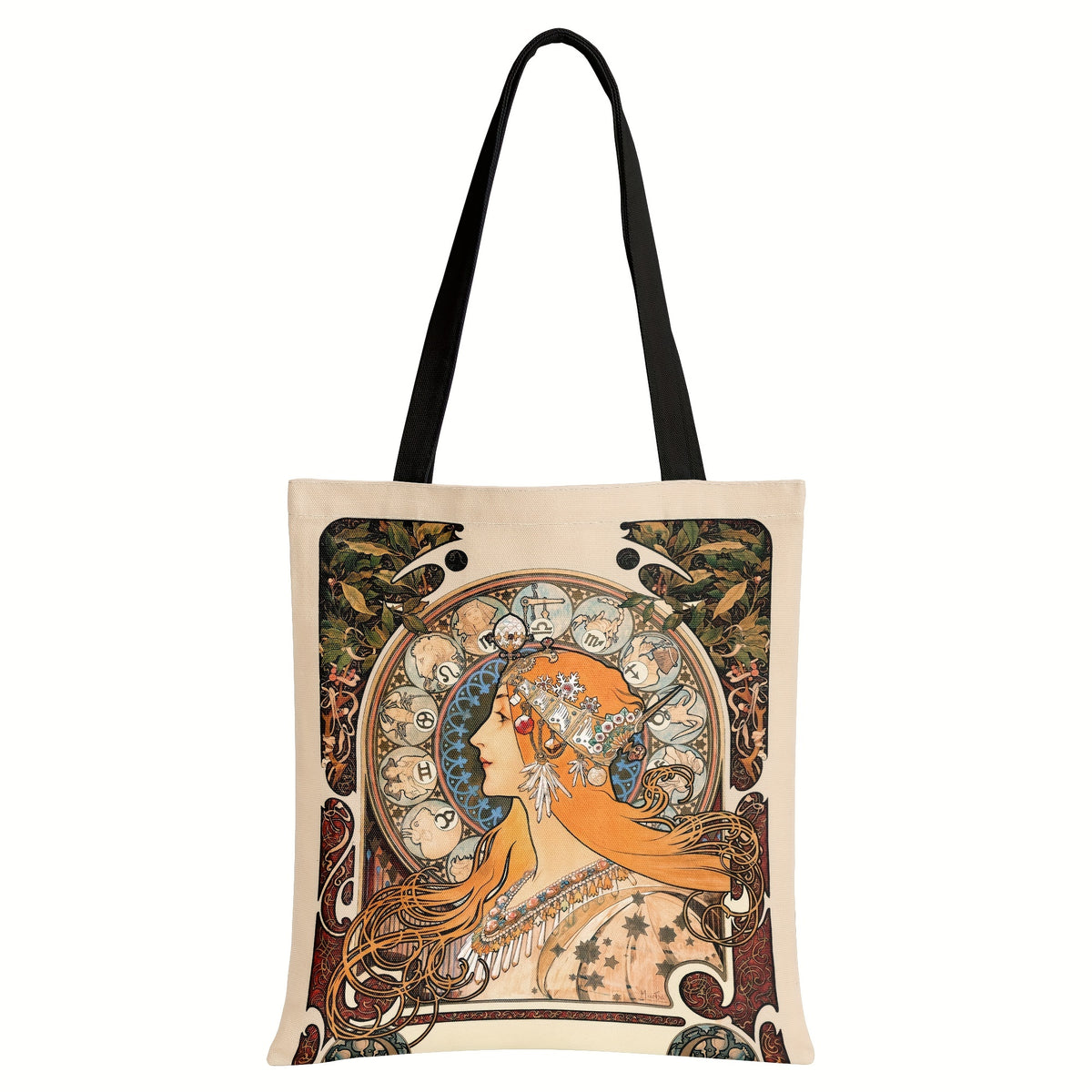 Woman Pattern Tote Bag Lightweight Shoulder Bag