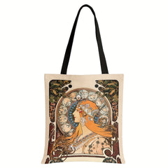 Woman Pattern Tote Bag Lightweight Shoulder Bag