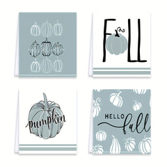 Thanksgiving Fall Pattern Dish Towels Soft Absorbent Fingertip Towel