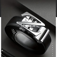 Men's Cowhide Business Casual Leather Belt