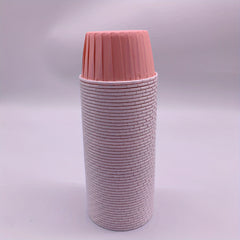 50pcs Cake Cups With Lids Heat Resistant Cake Paper Holder