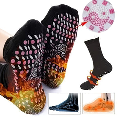 Women's Outdoor Biker Foot Massage Socks - Self Heating Sports Socks