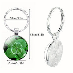 Luminous Keychain Friendship Time Gem Pendant Jewelry Gift