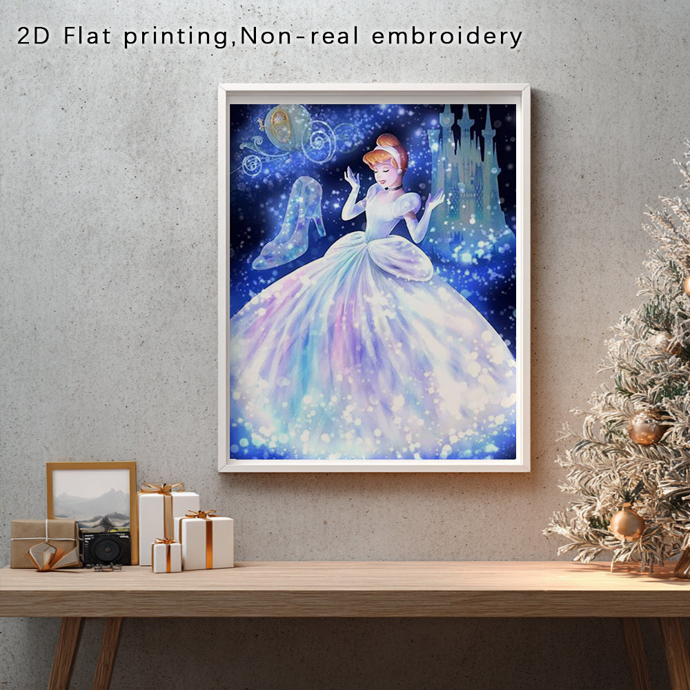 Adult Digital Painting Kit - Princess Stilt Perched on Evening Branch