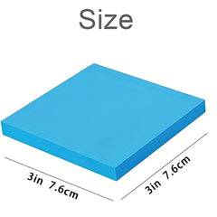 6pcs Sticky Notes 7.62x7.62 cm 2X Sticky School Supplies