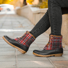 STQ Womens Winter Duck Snow Boots Waterproof