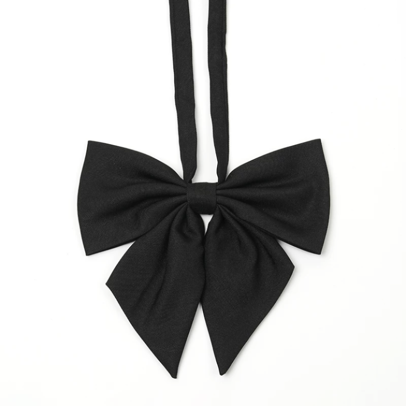 Adjustable Pre-tied Bow Tie Solid Bow Ties For Women